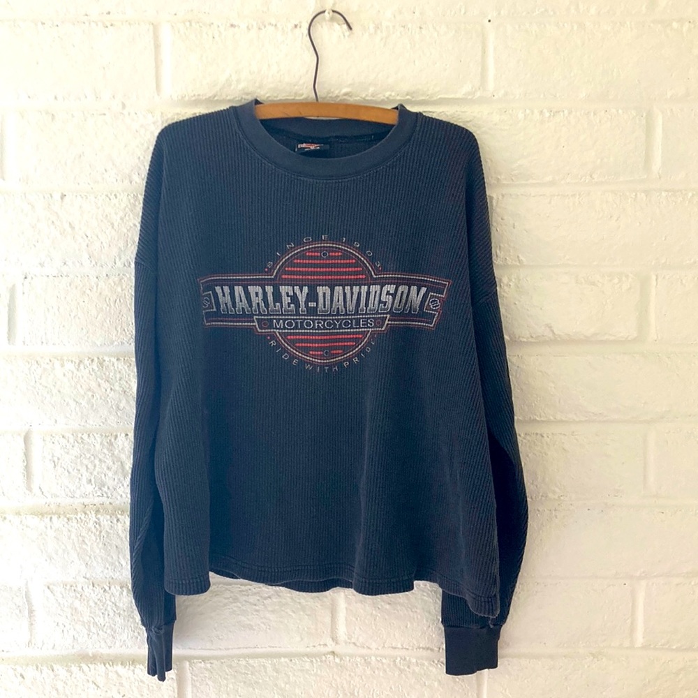Vintage Harley Davidson Laugerman’s Black Thermal